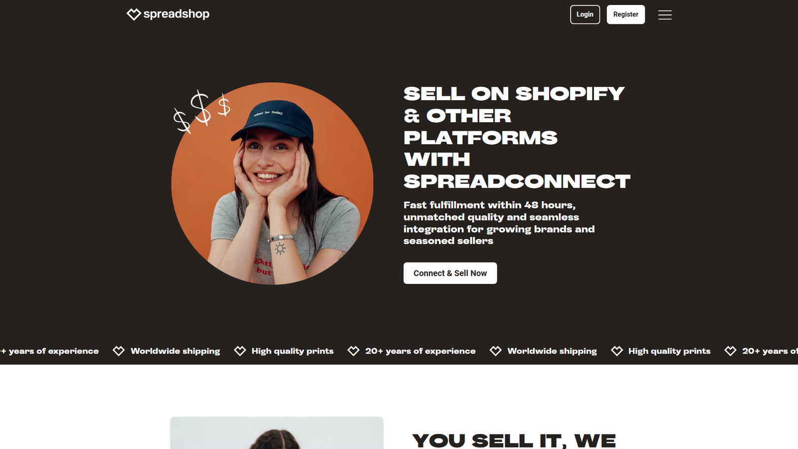 Spreadshop just-in-time clothing