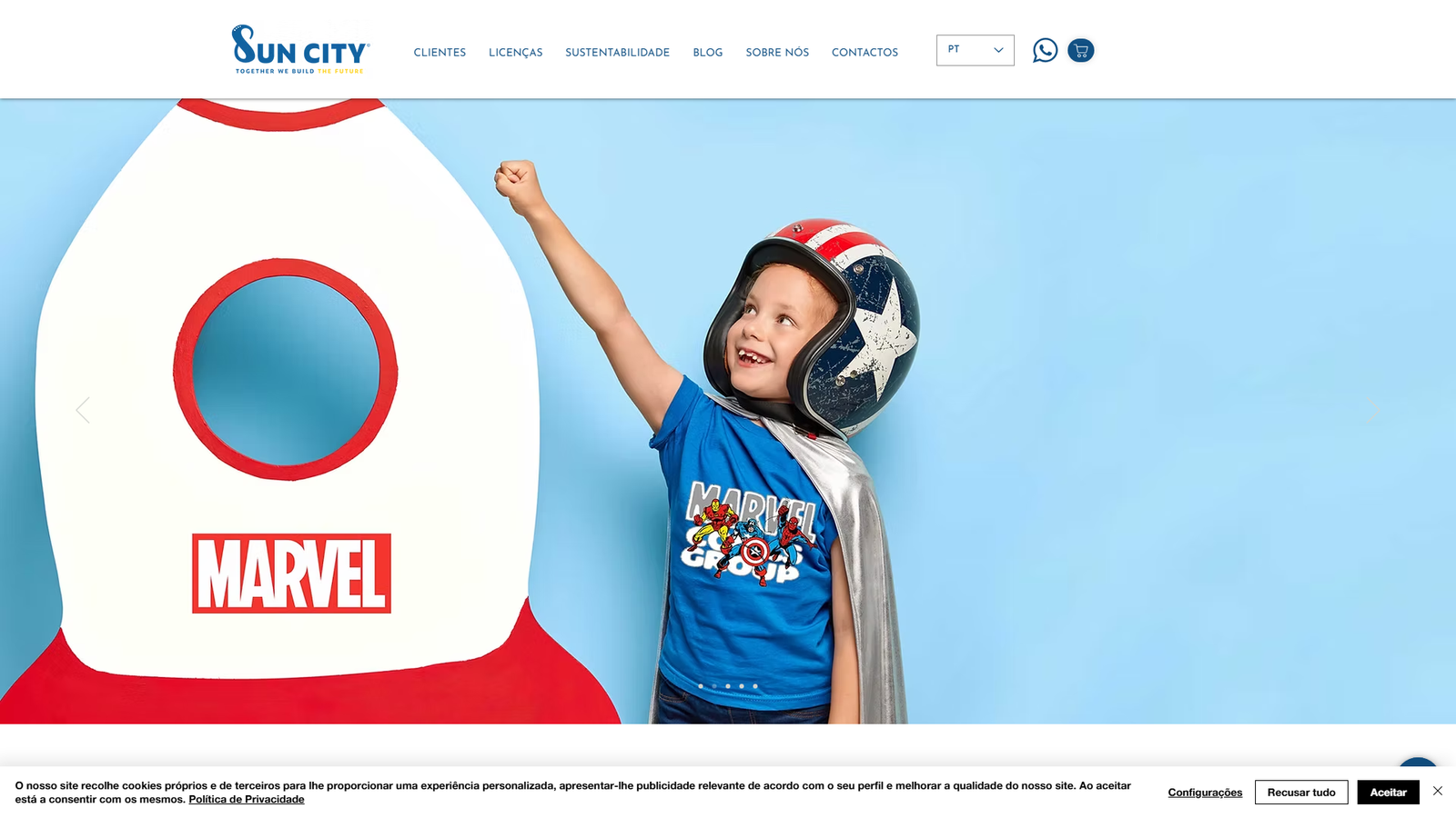 Sun City Ibérica textile distributors Portugal