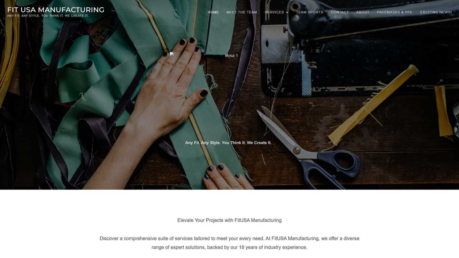 here to fill that need textile production USA