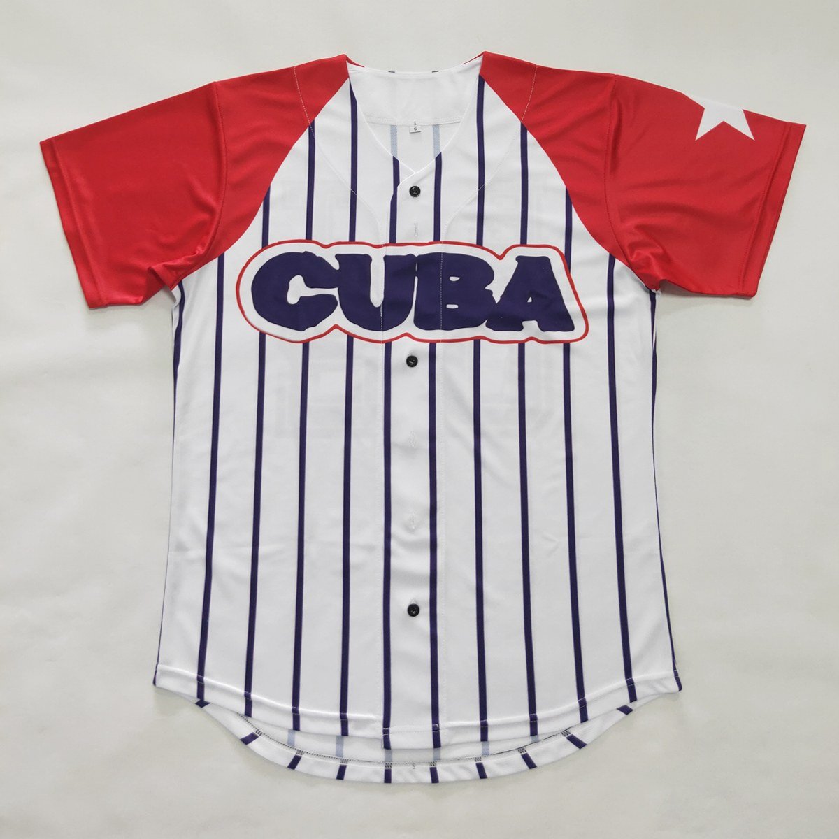 custom baseball jersey sublimated team button down pinstripe mesh — bb-jersey-30