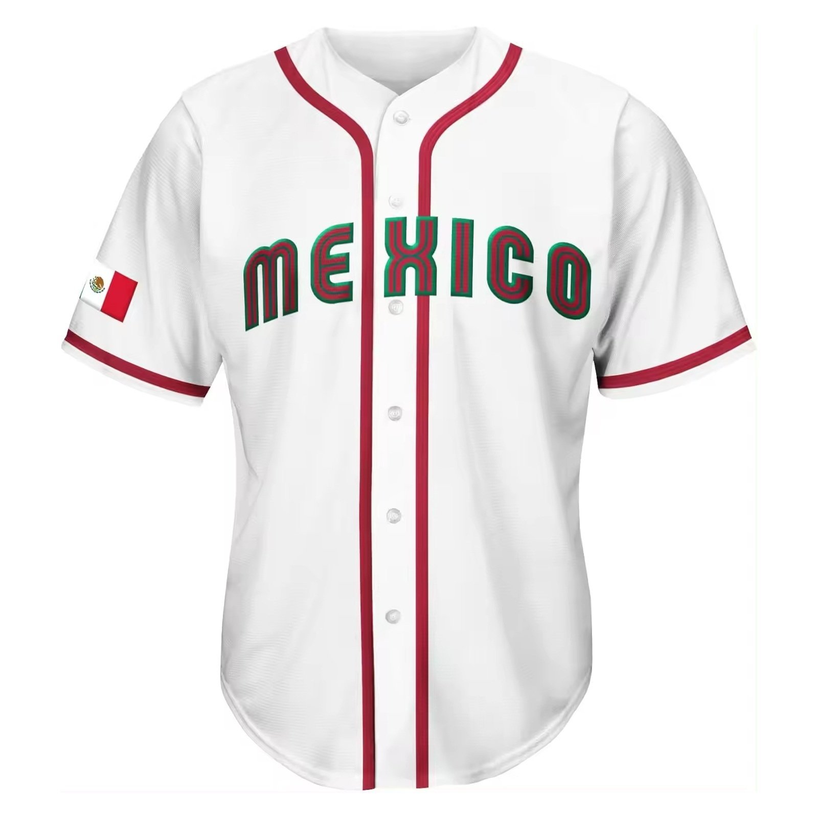 custom baseball jersey sublimated team button down pinstripe mesh — bb-jersey-39