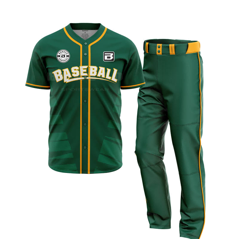 custom baseball uniform team kit jersey set youth — bb-uniform-13
