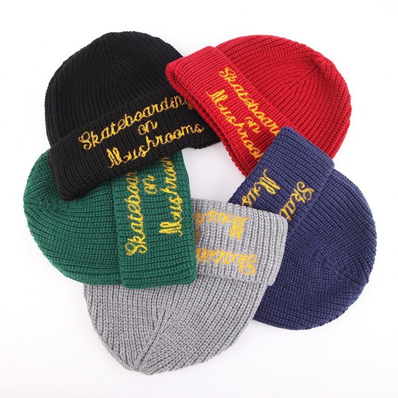 Tank Top Manufacturer — 5-Step QC, Low MOQ 49 custom beanie knit hat cuffed pom winter beanie — headwear-beanie-3