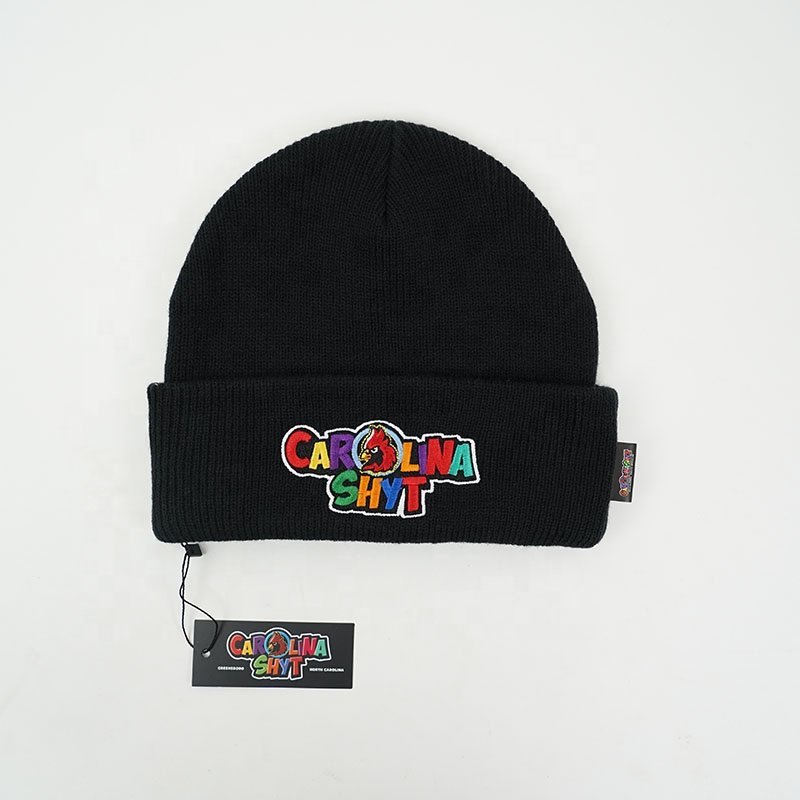 Tank Top Manufacturer — 5-Step QC, Low MOQ 53 custom beanie knit hat cuffed pom winter beanie — headwear-beanie-33