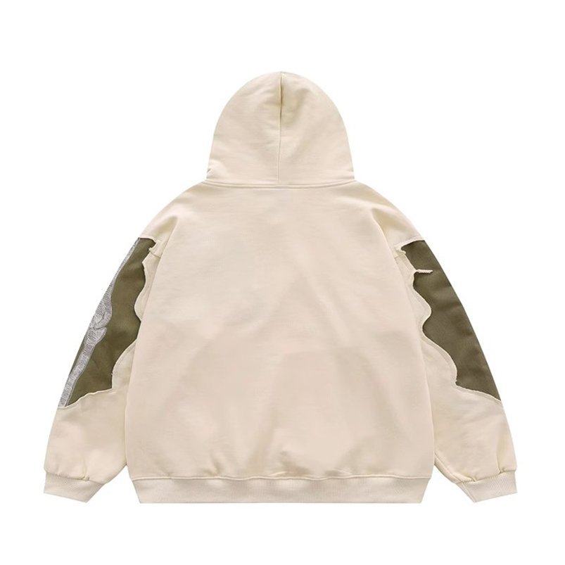 Pullover Hoodie Manufacturer — Low MOQ, 5-Step QC 33 custom hoodie streetwear oversized hoodie pullover sweatshirt — street-hoodie-37