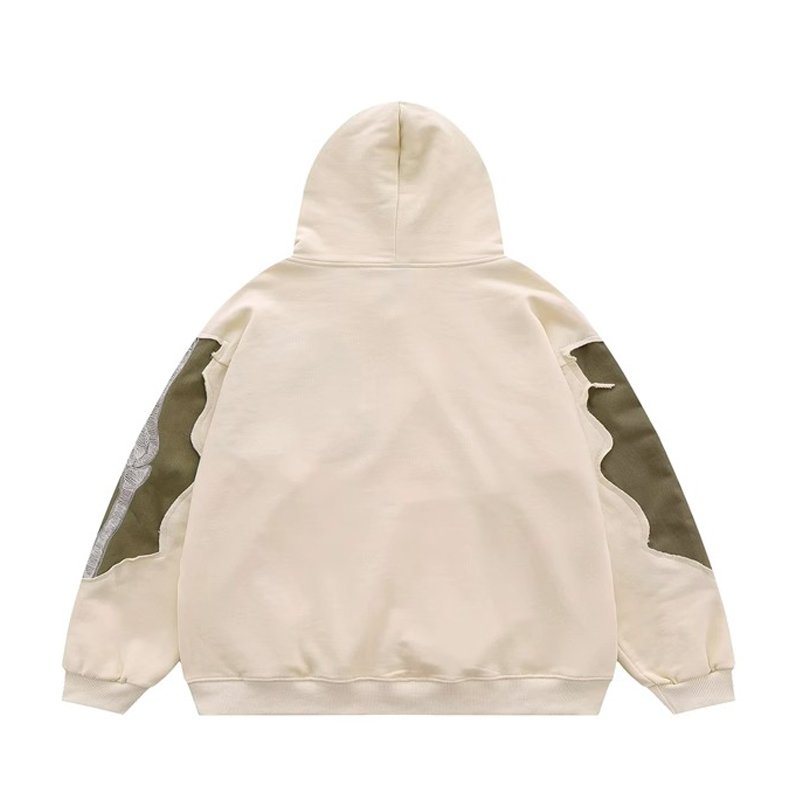 Oversized Hoodie Manufacturer — Low MOQ & Fast Samples 4 custom hoodie streetwear oversized hoodie pullover sweatshirt — street-hoodie-37