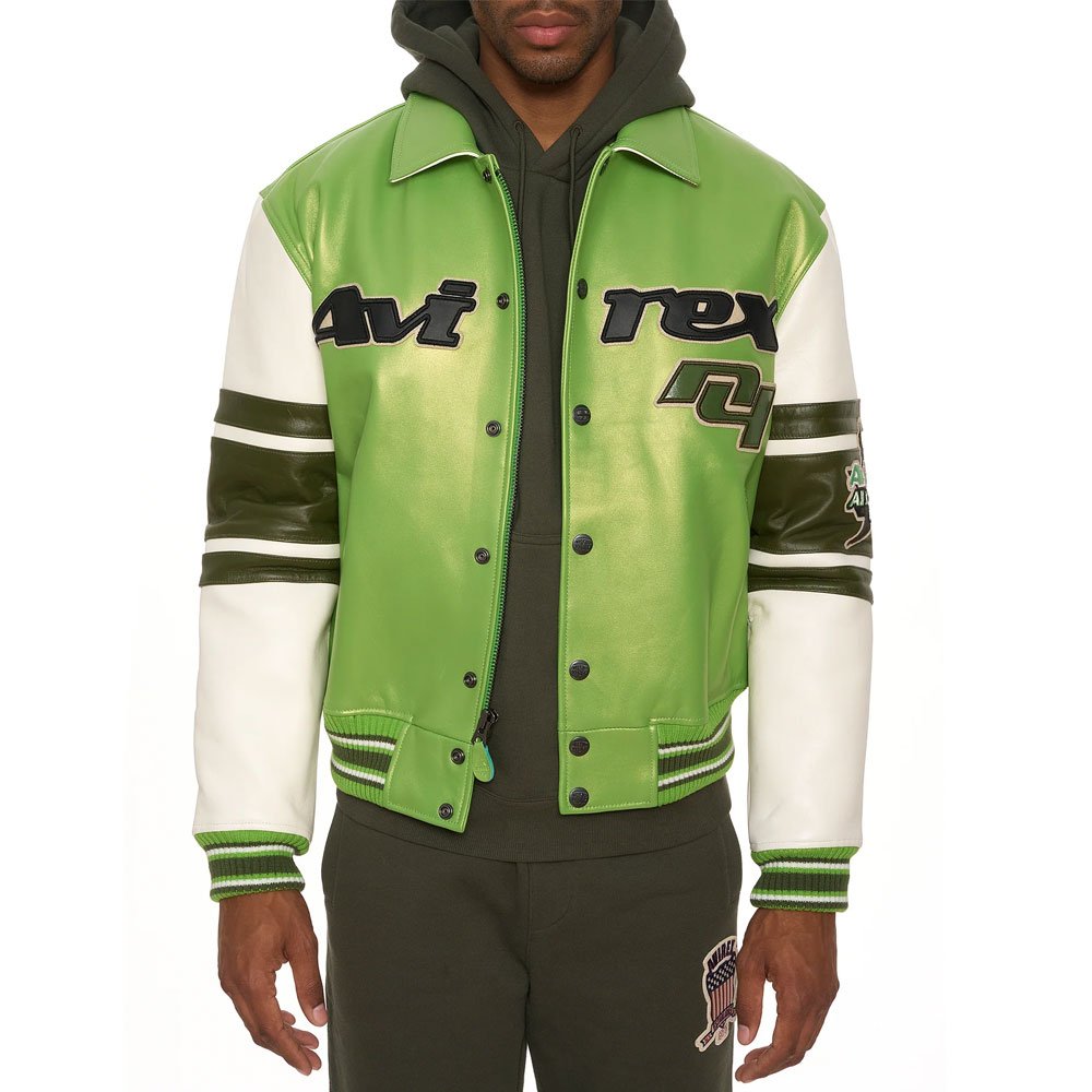 custom leather jacket biker faux suede leather jacket — jacket-leather-27