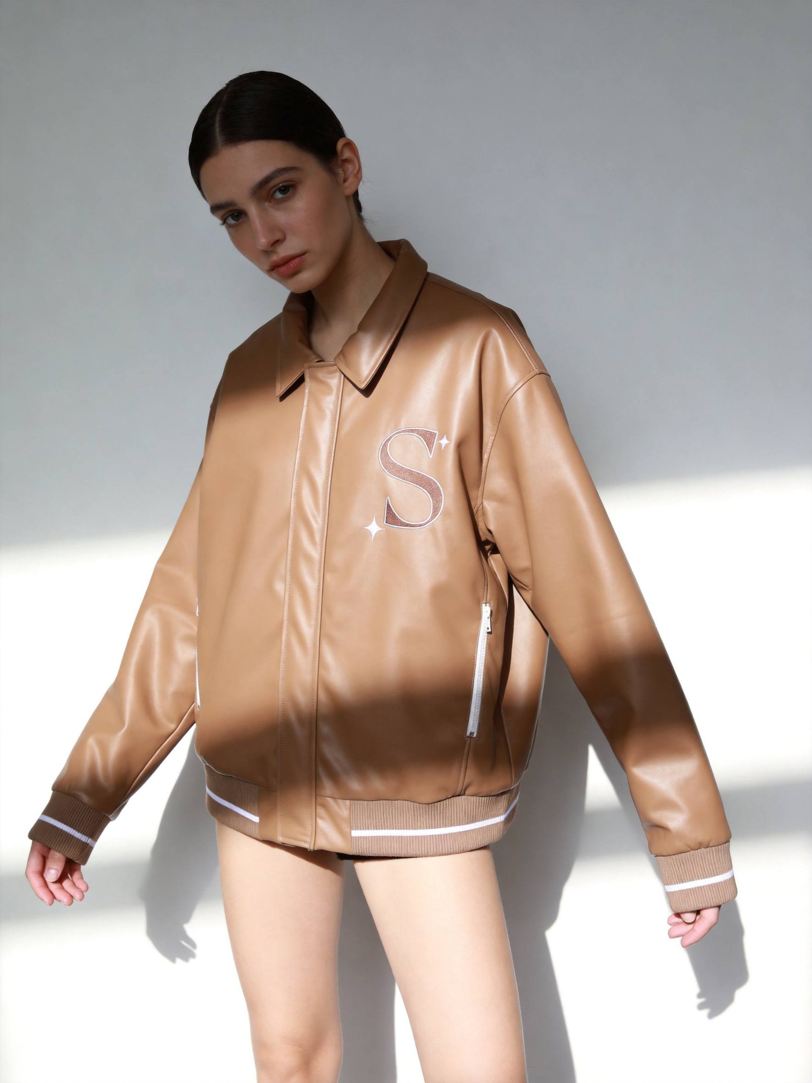 Wholesale Down Jackets — 50-Piece MOQ, Fast Samples 1 custom leather jacket biker faux suede leather jacket — jacket-leather-33