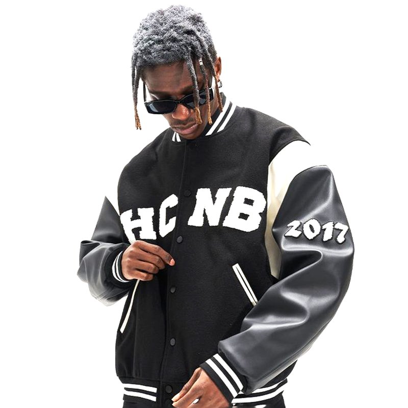 Wholesale Down Jackets — 50-Piece MOQ, Fast Samples 3 custom leather jacket biker faux suede leather jacket — jacket-leather-34