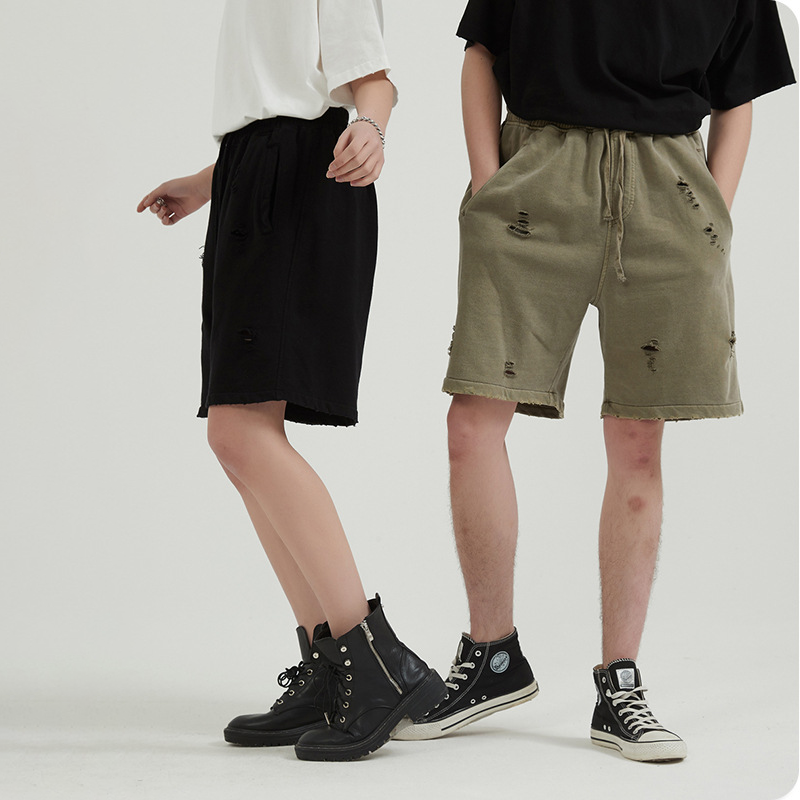 custom shorts streetwear sweat shorts cargo shorts — street-shorts-49