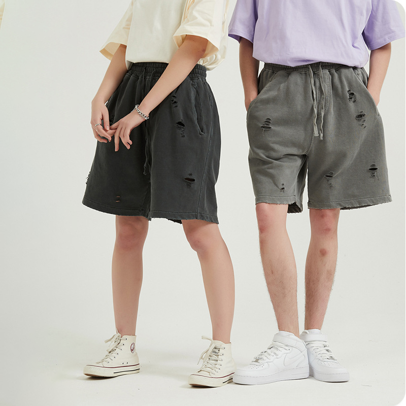 custom shorts streetwear sweat shorts cargo shorts — street-shorts-51
