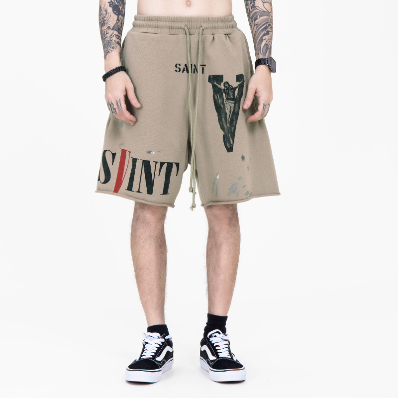 custom shorts streetwear sweat shorts cargo shorts — street-shorts-6