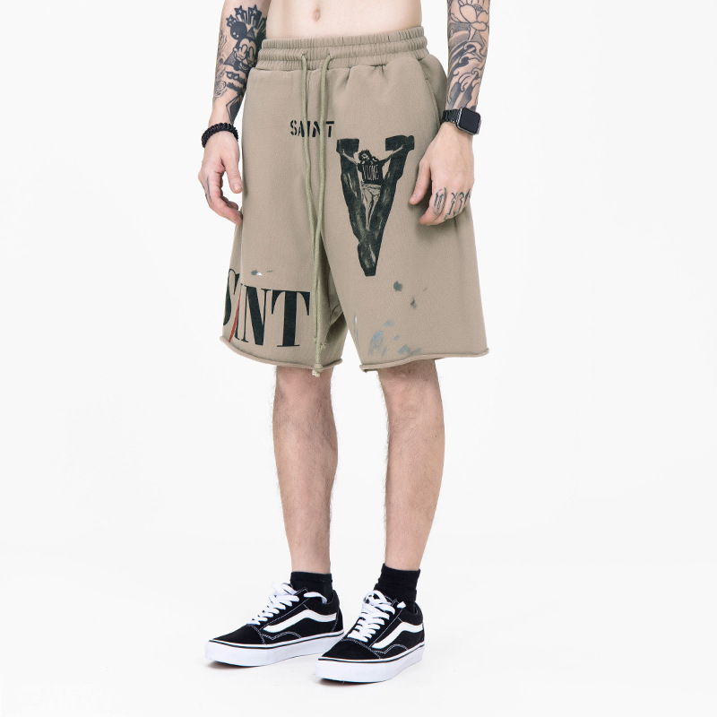 custom shorts streetwear sweat shorts cargo shorts — street-shorts-7