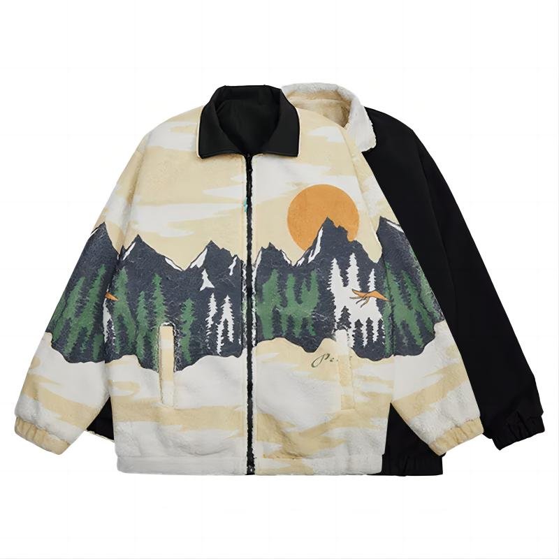 custom streetwear jacket coach jacket track jacket windbreaker — street-jacket-32