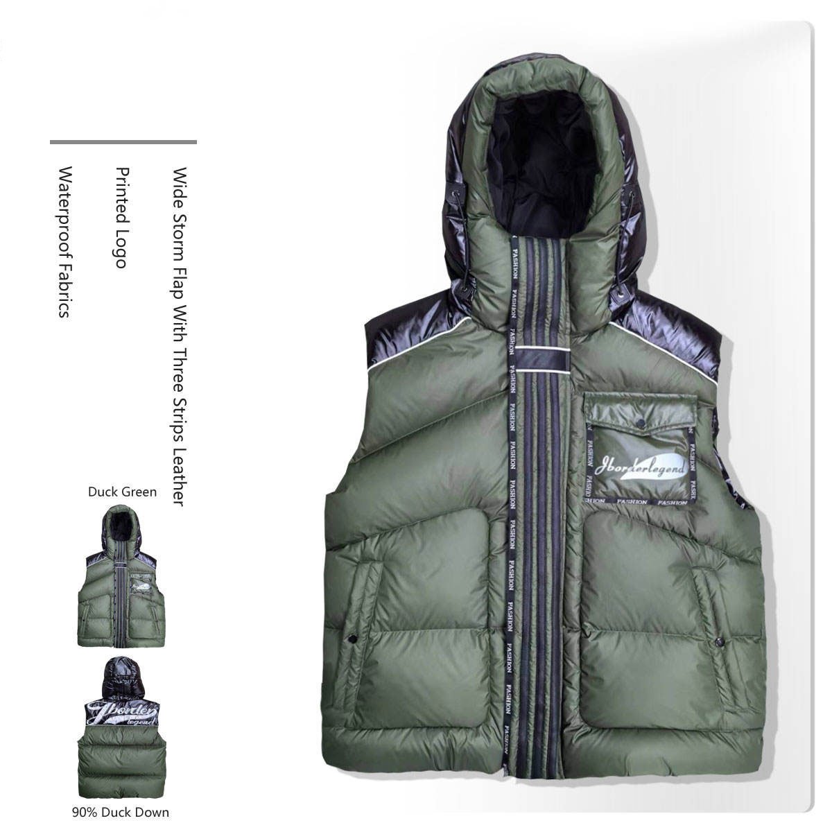 custom vest quilted vest puffer vest gilet — jacket-vest-2