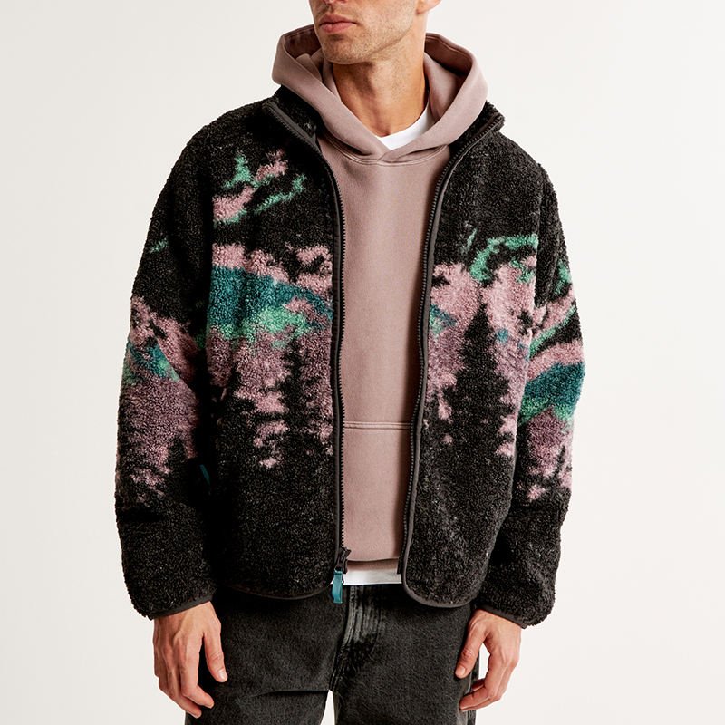 Cropped Puffer Jacket Manufacturer — Custom OEM Solutions 4 fleece jacket custom polar fleece full zip — jacket-fleece1-26