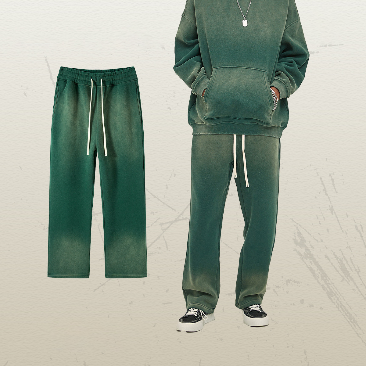 matching set tracksuit two piece set streetwear short set — street-set-12