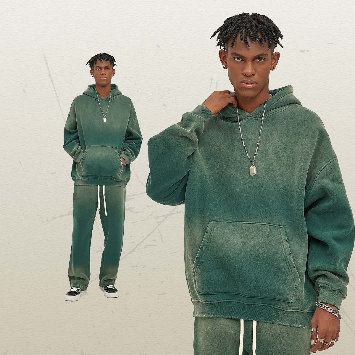 matching set tracksuit two piece set streetwear short set — street-set-14