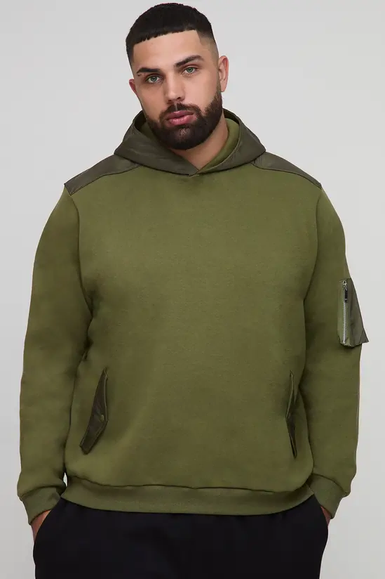 plus size big and tall hoodie 4x 5x 6x oversized hoodie sweatshirt — plus-hoodie-14