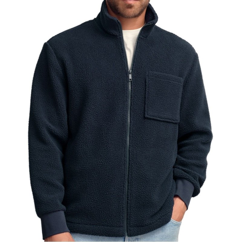 sherpa fleece jacket custom softshell fleece full zip — jacket-fleece2-11