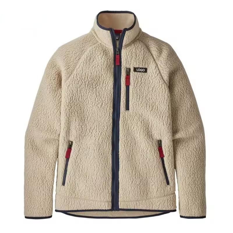 sherpa fleece jacket custom softshell fleece full zip — jacket-fleece2-16