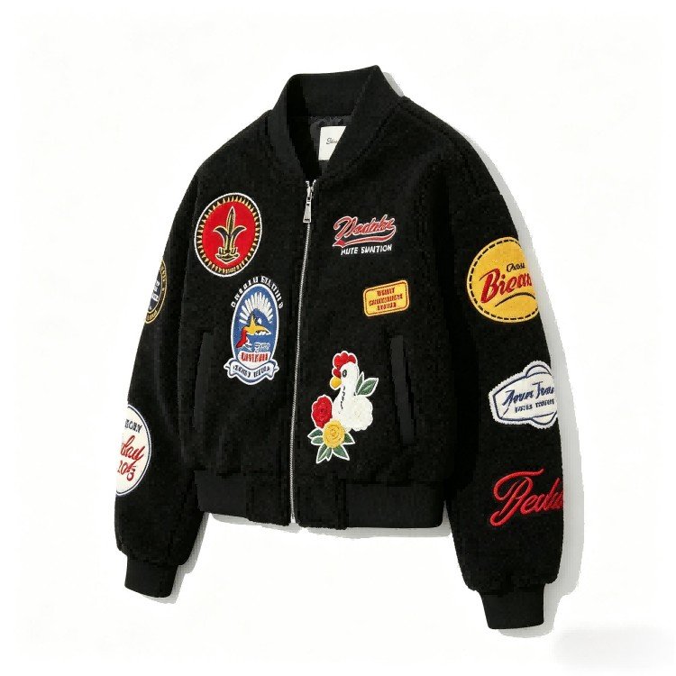 sherpa fleece jacket custom softshell fleece full zip — jacket-fleece2-19