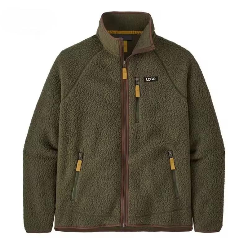 sherpa fleece jacket custom softshell fleece full zip — jacket-fleece2-25