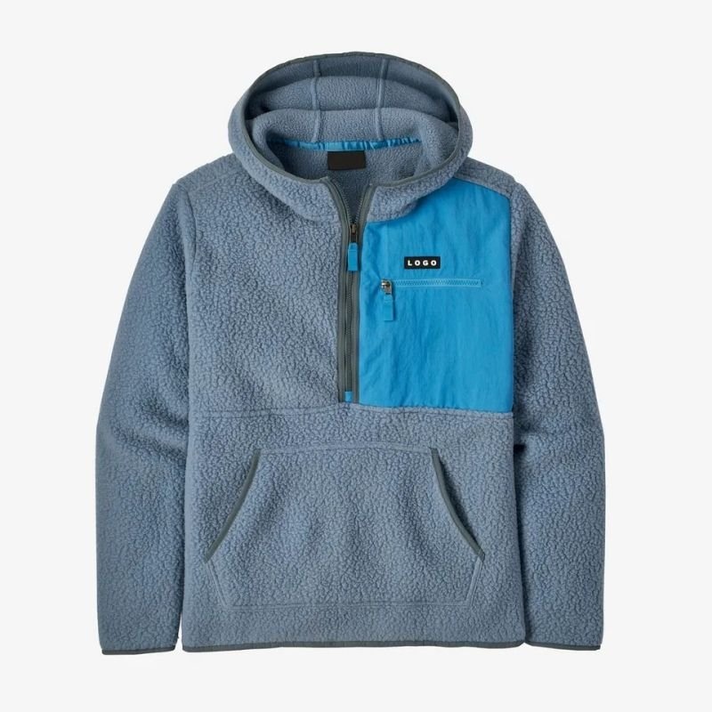 sherpa fleece jacket custom softshell fleece full zip — jacket-fleece2-32