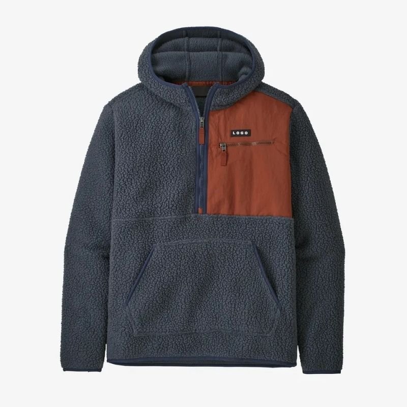 sherpa fleece jacket custom softshell fleece full zip — jacket-fleece2-33