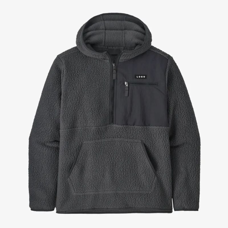 sherpa fleece jacket custom softshell fleece full zip — jacket-fleece2-35