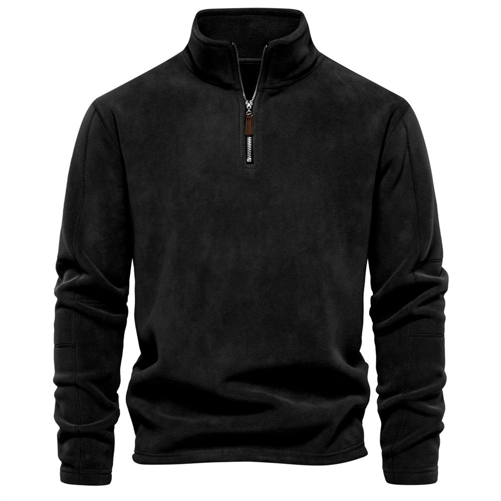 sherpa fleece jacket custom softshell fleece full zip — jacket-fleece2-6