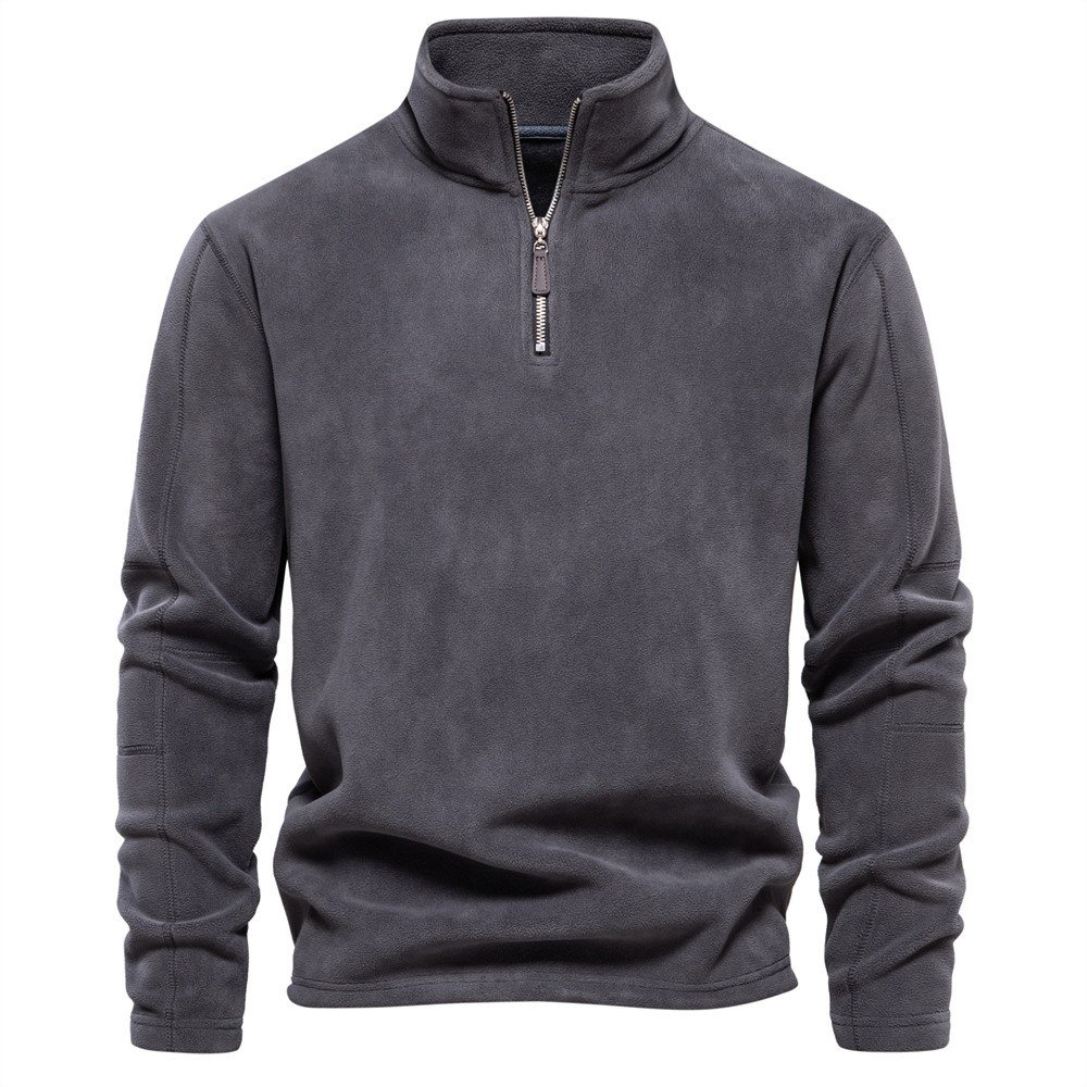 sherpa fleece jacket custom softshell fleece full zip — jacket-fleece2-7