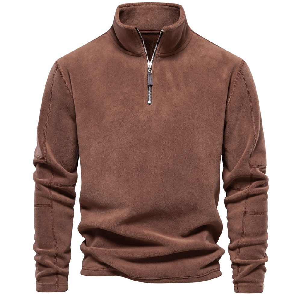 sherpa fleece jacket custom softshell fleece full zip — jacket-fleece2-8