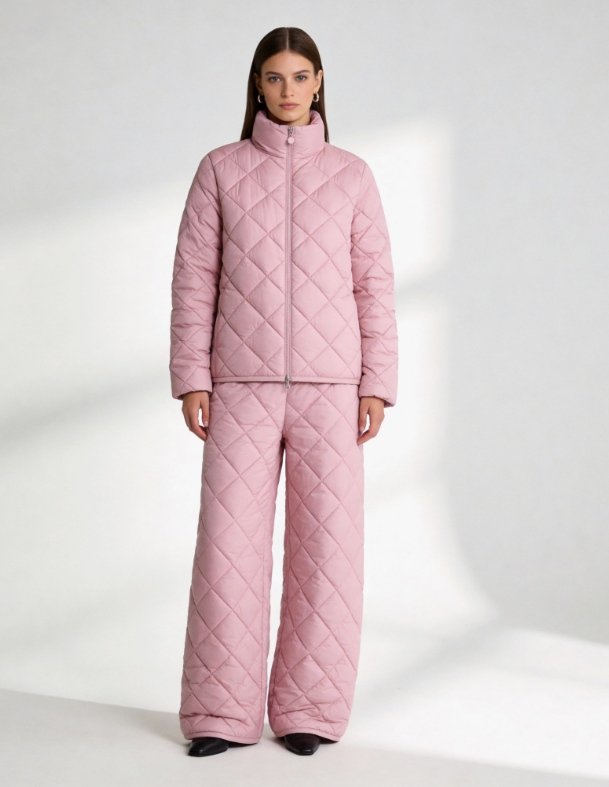 Cropped Puffer Jacket Manufacturer — Custom OEM Solutions 12 Matte Satin Polyester