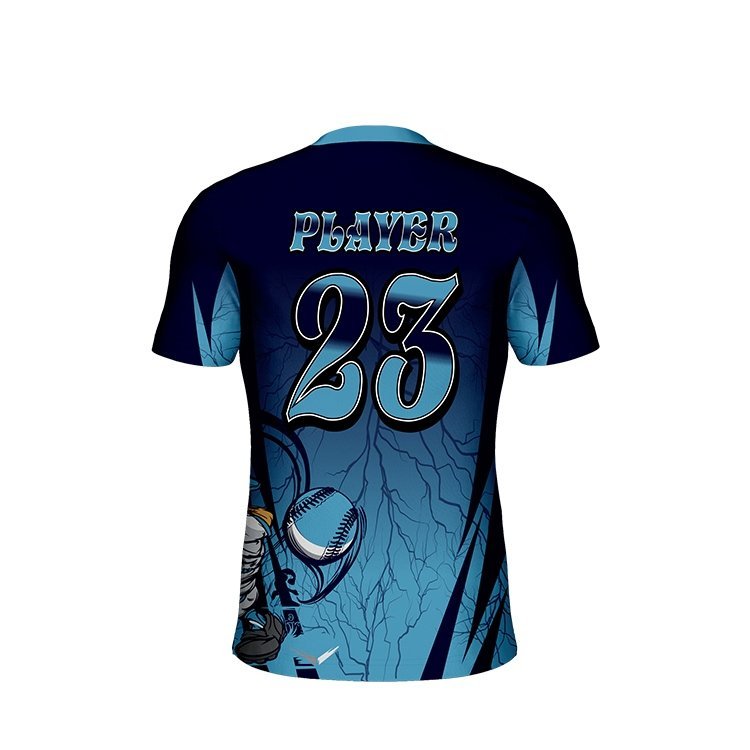 custom baseball jersey sublimated team button down pinstripe mesh — bb-jersey-25
