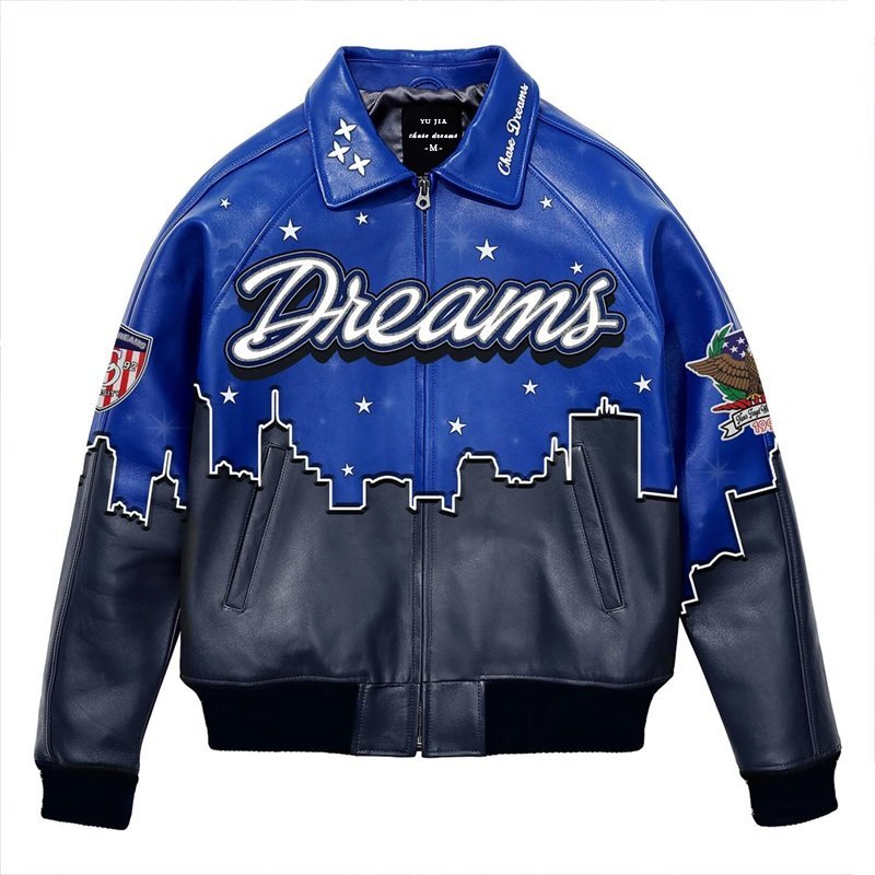 Custom Track Jackets — 5-Step QC, Low MOQ | Clothing Manufacturer 42 custom leather jacket biker faux suede leather jacket — jacket-leather-24