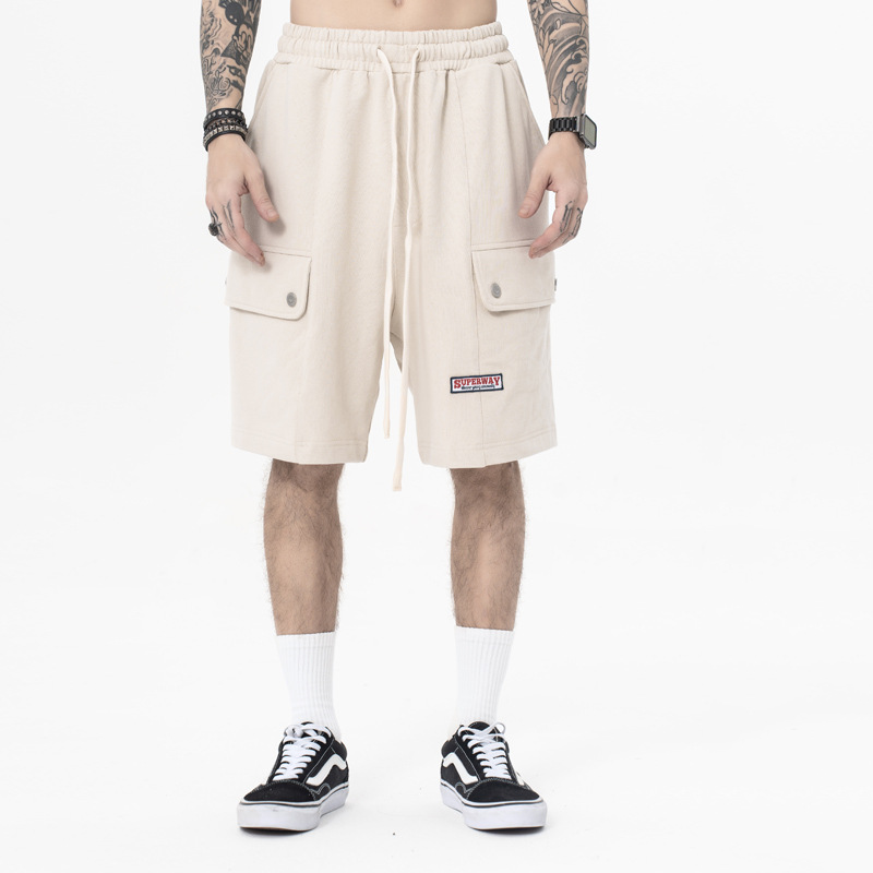 Big and Tall Shorts Manufacturer — 50-Piece MOQ, 7-Day Samples 32 custom shorts streetwear sweat shorts cargo shorts — street-shorts-19