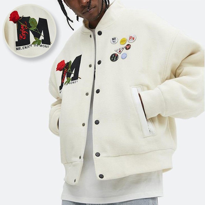 custom streetwear jacket coach jacket track jacket windbreaker — street-jacket-39