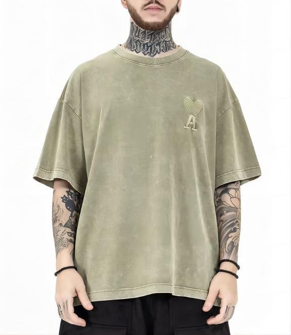 Plus Size T Shirt Manufacturer — 5-Step QC, Low MOQ 32 custom t shirt streetwear graphic tee oversized t shirt — street-tee-43