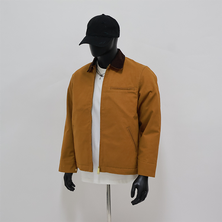 Canvas Work Jacket Manufacturer — 50-Piece MOQ, 5-Step QC | Clothing Manufacturer Ltd 27 Canvas Work Jacket Manufacturer You Can Trust